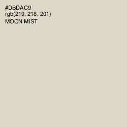 #DBDAC9 - Moon Mist Color Image